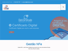 Tablet Screenshot of clickset.com.br
